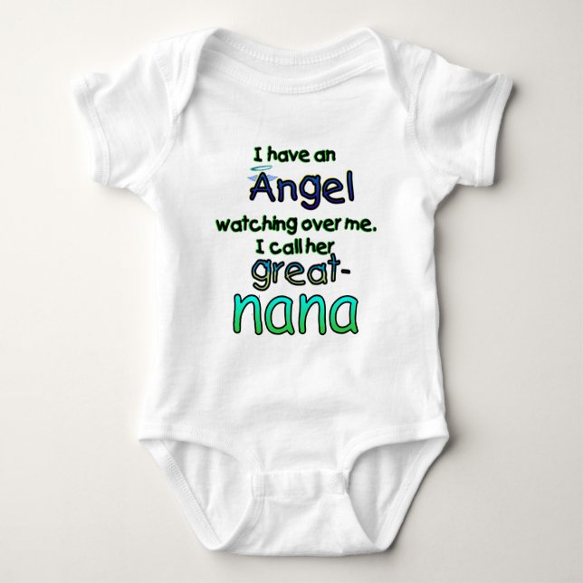 CAMISETA O ANJO CHAMOU GREAT-NANA (Frente)