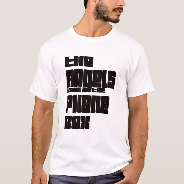 Camiseta O Anjo Engraçado dos Anjos tem a Caixa do Telefone (Frente)
