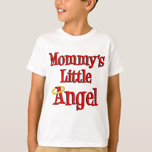 Camiseta O anjo pequeno da mamã