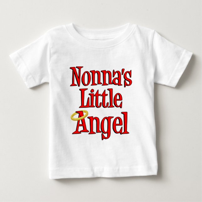 Camiseta O Anjo Pequeno da Nonna (Frente)