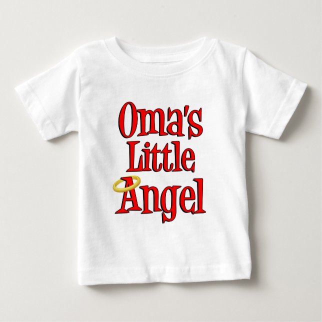 Camiseta O Anjo Pequeno da Oma (Frente)