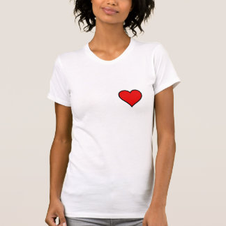 Camiseta O anjo voa o coração