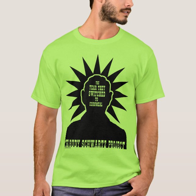 Camiseta O ano onde comutaram à farinha de milho: A CARA (Frente)