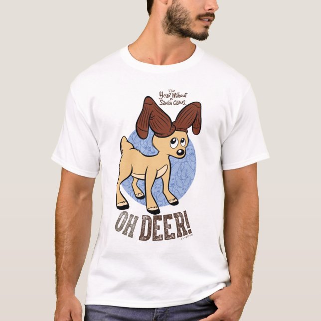 Camiseta O ANO SEM SANTA CLAUS™ | Vixen "Oh Deer" (Frente)
