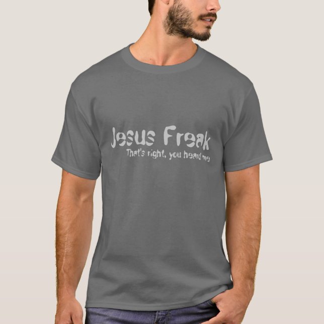 Camiseta O anormal de Jesus, de que é direito, você (Frente)