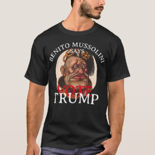 CAMISETA O ANTICRISTO DIZ VOTE TRUMP VANCE