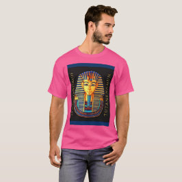 Camiseta O antigo faraó egípcio Tutankhamun Dourado Máscara