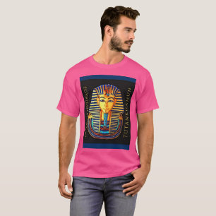 Camiseta O antigo faraó egípcio Tutankhamun Dourado Máscara