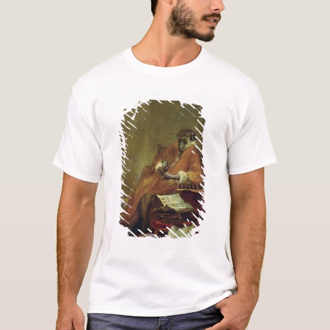 Camiseta O Antiquarian do macaco, 1740 (Frente)