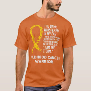 Camiseta O apoio à consciencialização do Cancer para a infâ