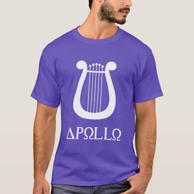 Camiseta o Apollo do lyre (Frente)