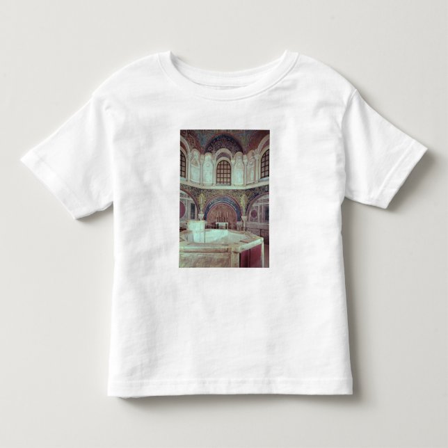 Camiseta O apse com a pia batismal baptismal (Frente)