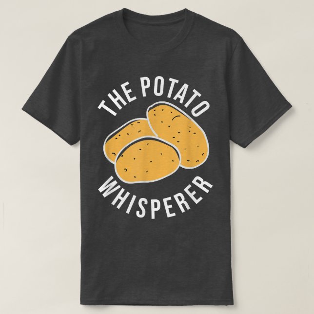 Camiseta O Aquecedor De Batata Com Sabor De Batata (Frente do Design)
