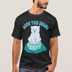 Camiseta O aquecimento global das alterações climáticas eco