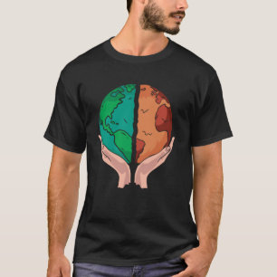 Camiseta O aquecimento global é real - Clima ambientalista