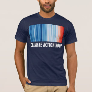 Camiseta O aquecimento global elimina a ação climática a