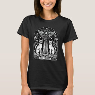 Camiseta O Arcano VI Carta de Tarot dos Amantes Gato Meme A