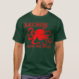 Camiseta O Archon Me Fez Fazer Isso Vermelho