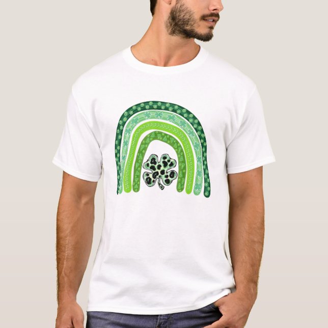 Camiseta O Arco-Íris E Ruas Felizes De Ventre. (Frente)