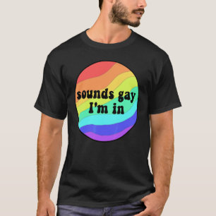 Camiseta O Arco-Íris parece Gay, estou no Orgulho Lgbt