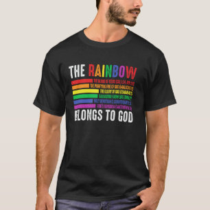 Camiseta O Arco-Íris Pertence A Deus
