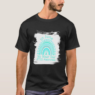 Camiseta O Arco-Íris Sensibiliza-Se Em Junho Vestimos O Tea