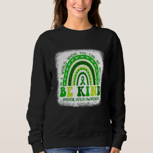 Camiseta O Arco-Íris Verde É Gentil Para A Sua Saúde Mental