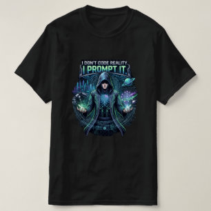Camiseta O Arquiteto de Prompt Streetwear de Engenheiro d