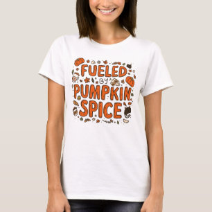 Camiseta O Arroz da Abóbora do outono inspirou uma ilustraç