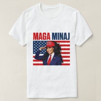 Camiseta O Ascenso De Maga Minaj E Trump