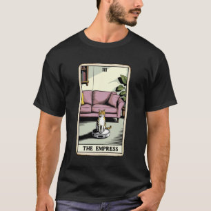 Camiseta O Aspirador Robô Gato do Cartão de Tarot da Impera