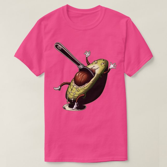 Camiseta O Assassinato de Avocado (Frente do Design)