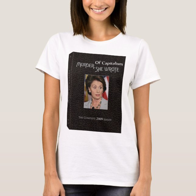 Camiseta O assassinato Pelosi escreveu (Frente)