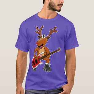 Camiseta O Assassino De Natal Rudolf, A Violão De Bass De R