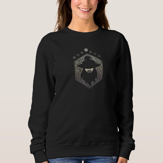 Camiseta O Assistente D20 Tabletop Dungeons RPG Dice Dragon (Frente)