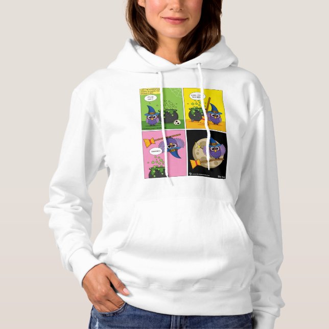 Camiseta O Assistente de Aprendizado - Limpando cômico (Frente)