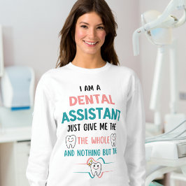 Camiseta O ASSISTENTE DENTAL Engraçado Todo O Dente