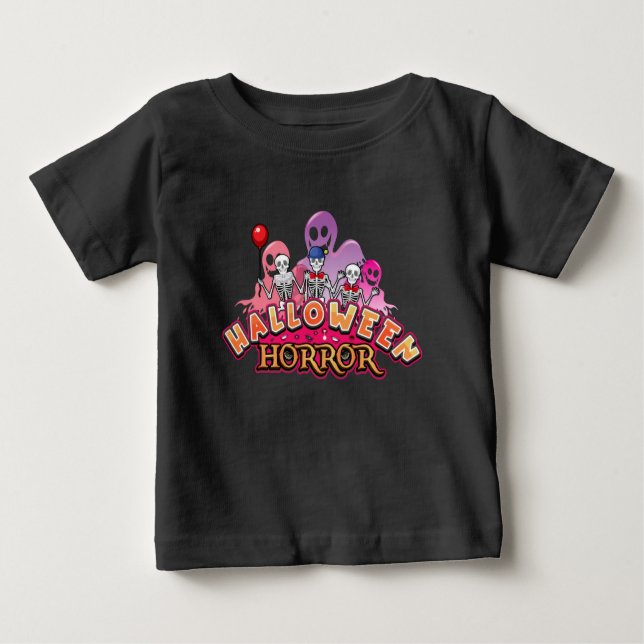 Camiseta O Assustador do Halloween provoca horror (Frente)