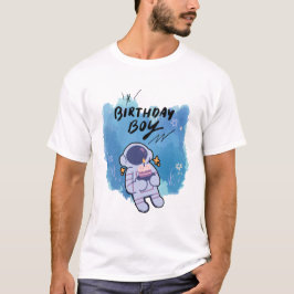 Camiseta O Astronauta de Aniversário