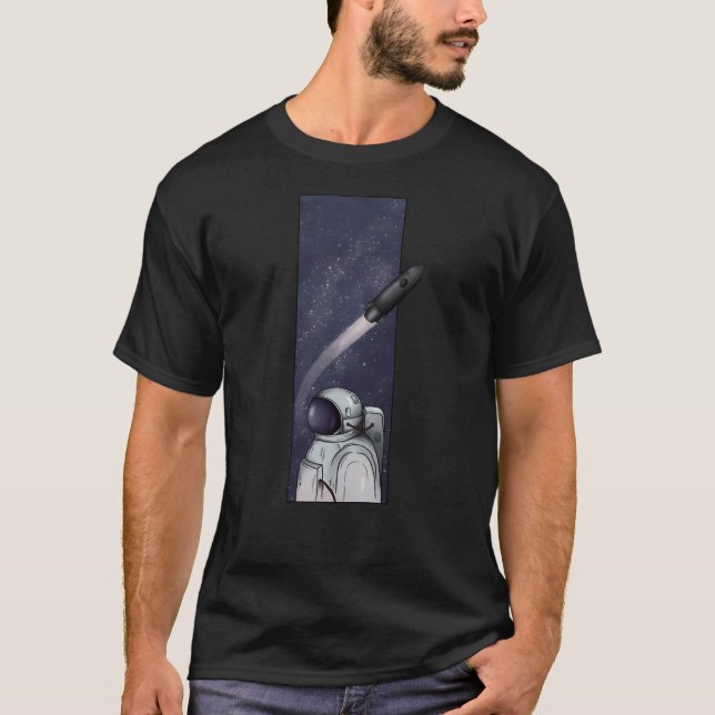 Camiseta O Astronauta Derretido (Frente)