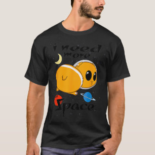 Camiseta O astronauta guineense precisa de mais ciência es