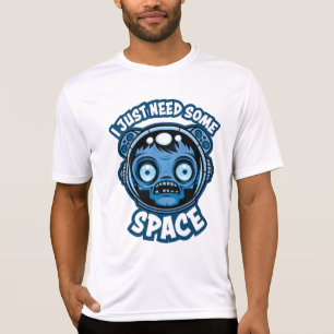 Camiseta O Astronauta Zombie Precisa De Algum Espaço