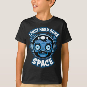 Camiseta O Astronauta Zombie Precisa De Algum Espaço