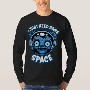 Camiseta O Astronauta Zombie Precisa De Algum Espaço