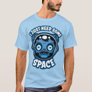 Camiseta O Astronauta Zombie Precisa De Algum Espaço