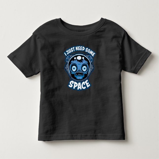 Camiseta O Astronauta Zombie Precisa De Algum Espaço (Frente)