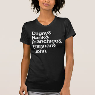Camiseta O atlas Shrugged nomes