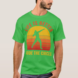 Camiseta O Atleta Shot Putt Shot Putter Life é melhor em um