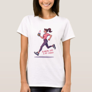 Camiseta O Atraso É O Meu Cardio - Café Engraçado E Malhaçã