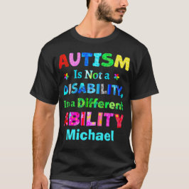 Camiseta O AUTISM não é uma deficiência